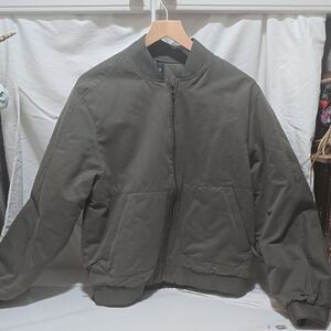 lululemon athletica Olive Bomber Jacket... NWOT... Worn Once Size S